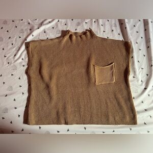 Cozy Tan Turtleneck Sweater